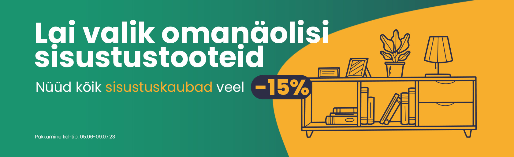 Sisustuskaubad -15%