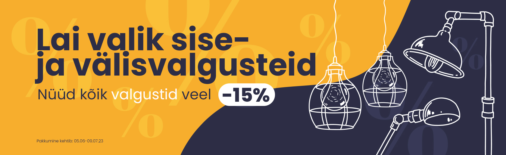 Valgustid -15%