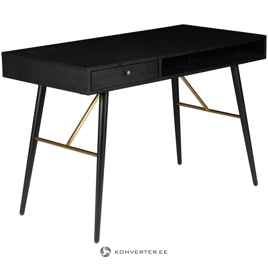 Must Kirjutuslaud (Zago) (Terve) - Konverter Outlet