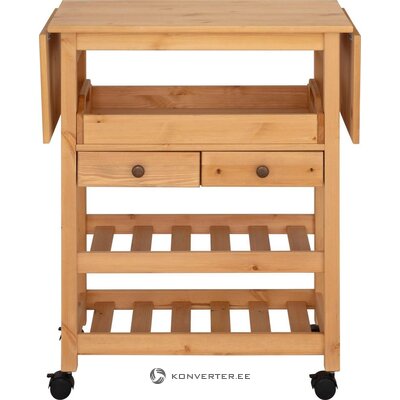 Helepruun Täispuit Serveerimiskäru (Nibe)