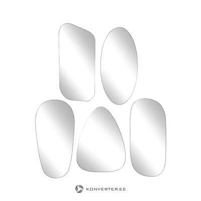 Set of wall mirrors 5-piece (copenhagen) (whole, in box)