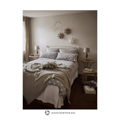 Gray bedding set (rudolph) 220x240cm + 2x80x80cm