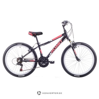 Children&#39;s bicycle romet jolene black red (13 &quot;, 24&quot;)